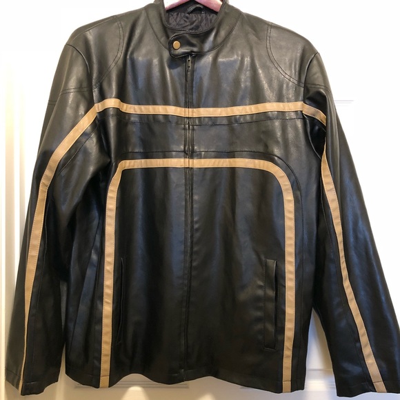 Other - Men’s Faux Leather Jacket